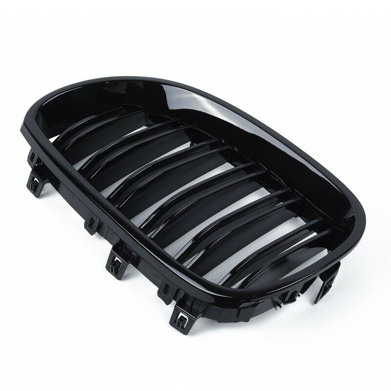 Front Kidney Grill Double Slat Double Line Grille for BMW E60 E61 5 Series 03-10