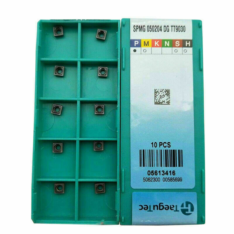 10PCS SPMG050204 DG TT9030 CNC carbide U drill  inserts Internal Turning tool