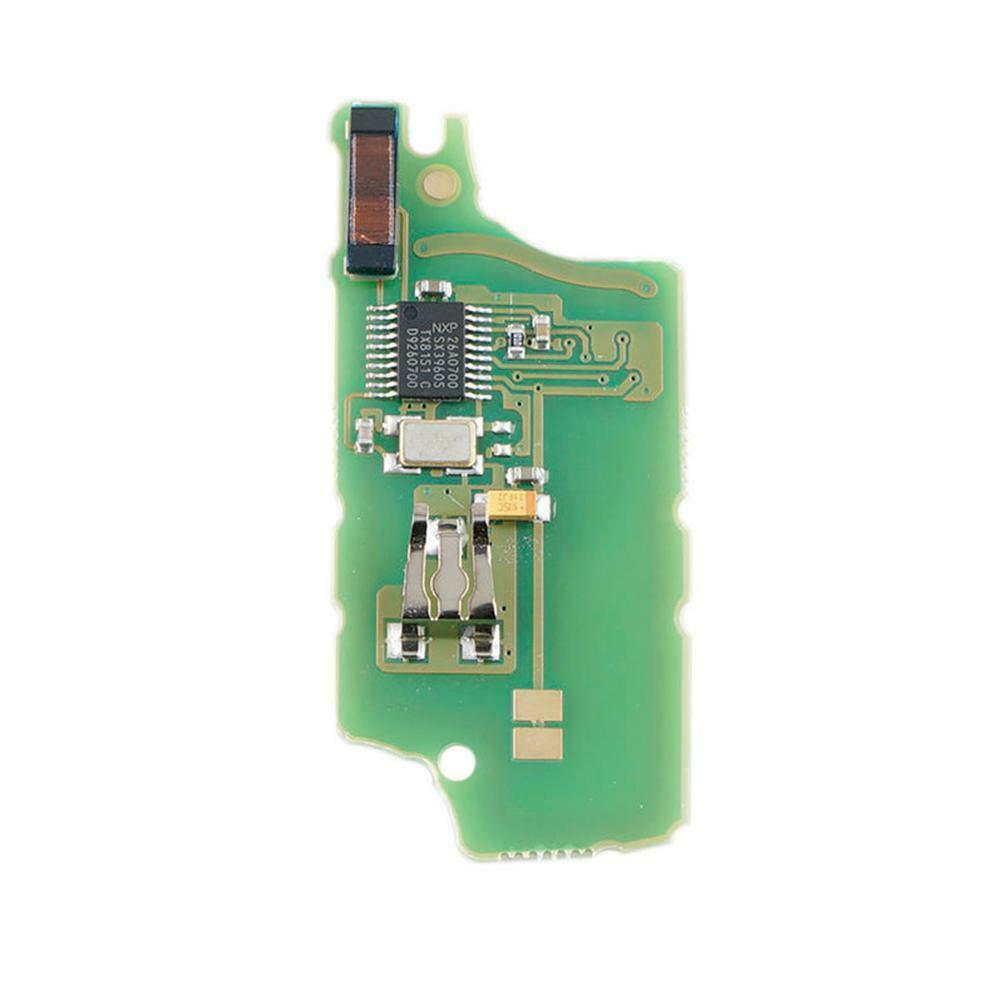 433MHz ID46 Chip 2 Button Folding Remote Key Fob for Peugeot 207 307 308 @