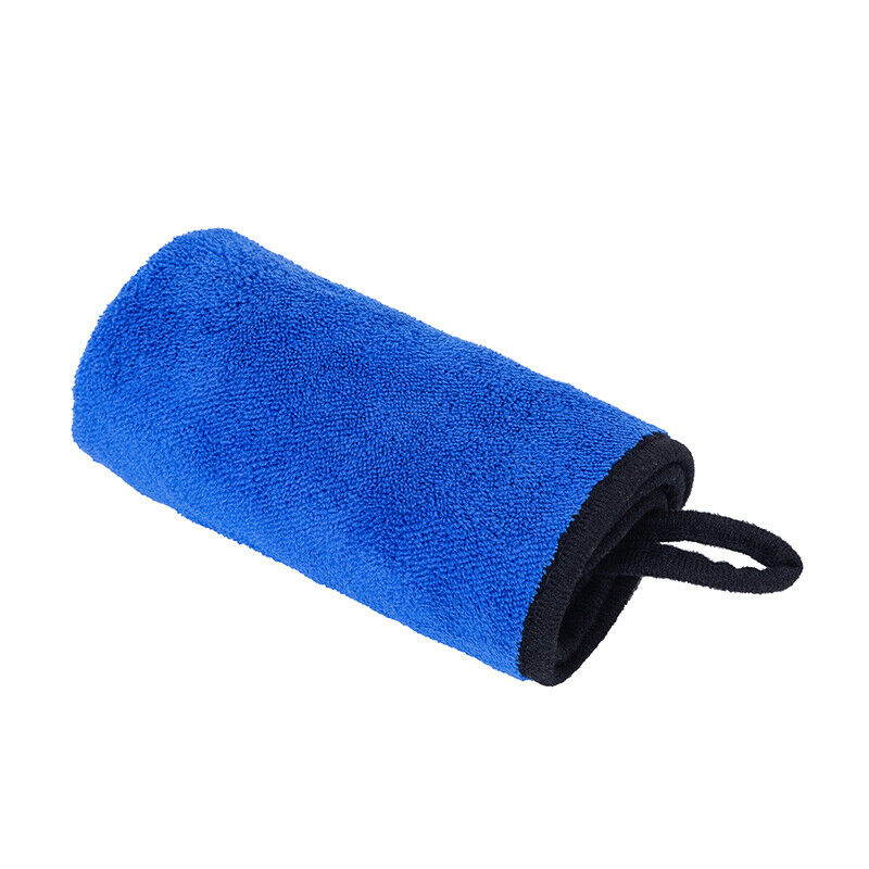 1PC Blue 600GSM Premium Plush Microfiber Towel Professional Wash Cleaning Drying