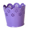 Multi-function Hollow Flower Pencil Holder Metal Desktop Organizer Barrels