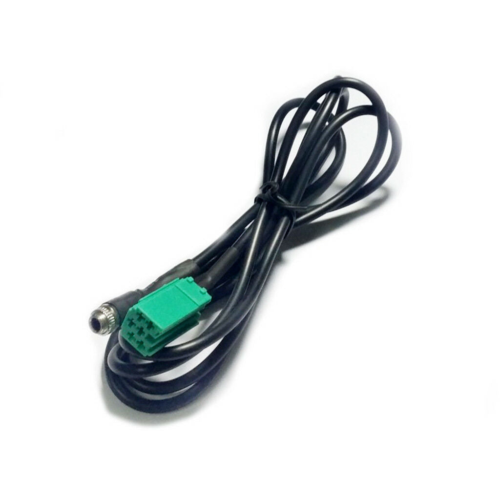 Car Audio Mini ISO 8 Pin 3.5MM Female Connector Adpater Cable for