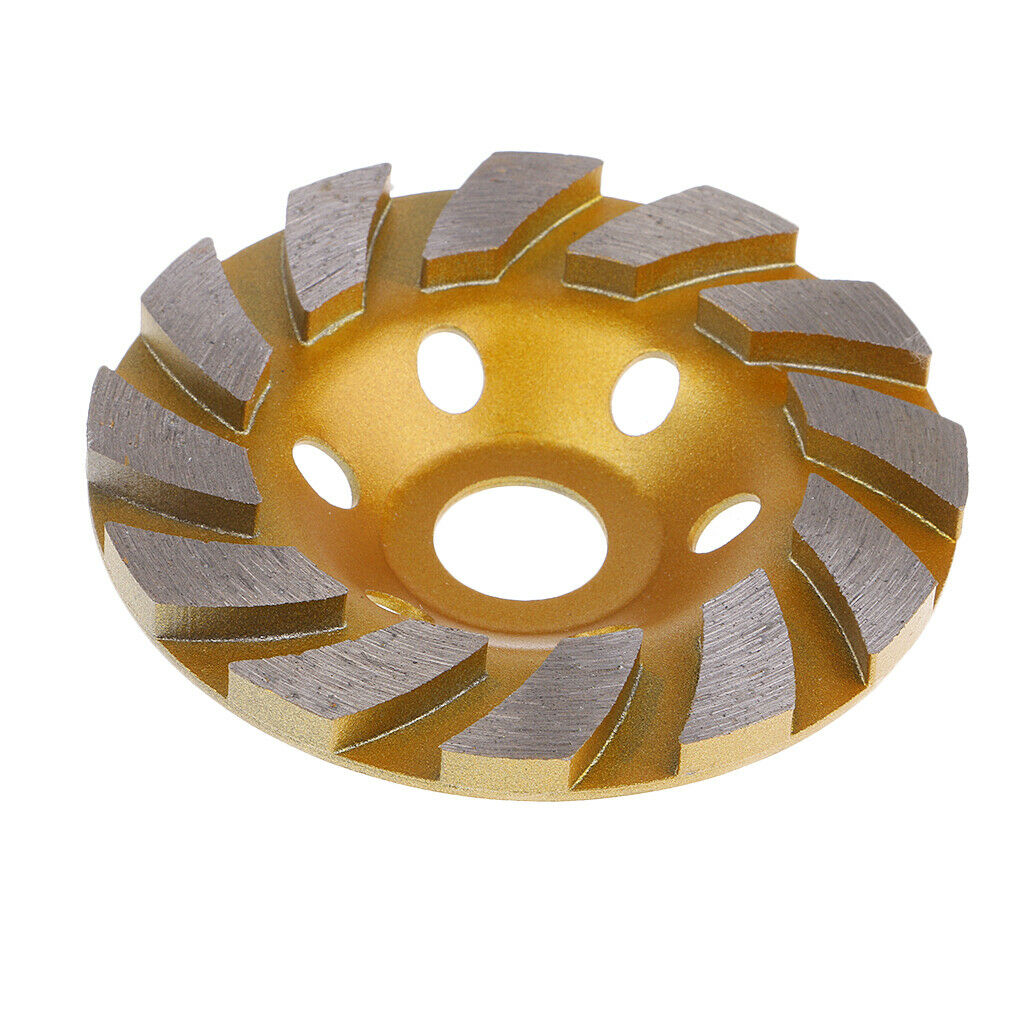 100mm 4" Diamond Grinding Cup Wheel Segment Stone Concrete Sanding Grinder