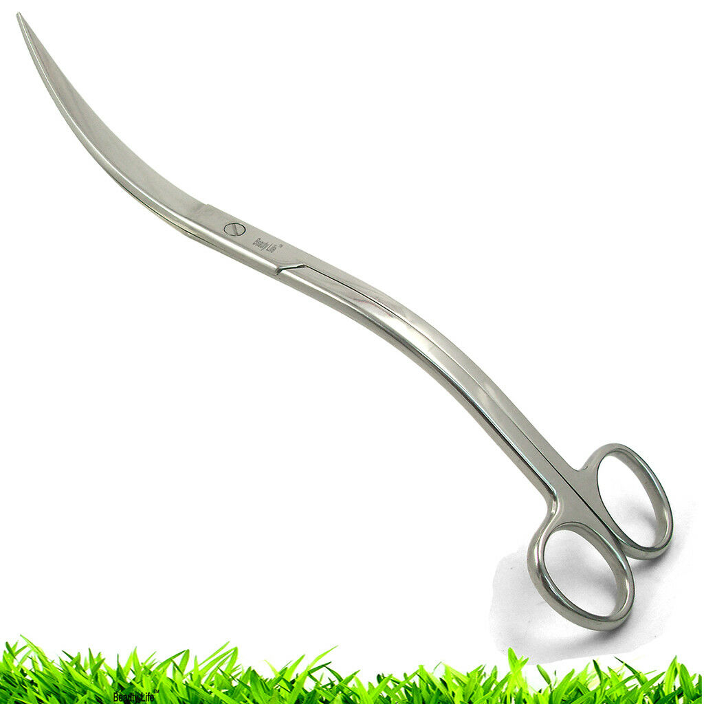 Stainless Steel Aquarium Aquatic Plant Wave Scissor Tool for Water Plant