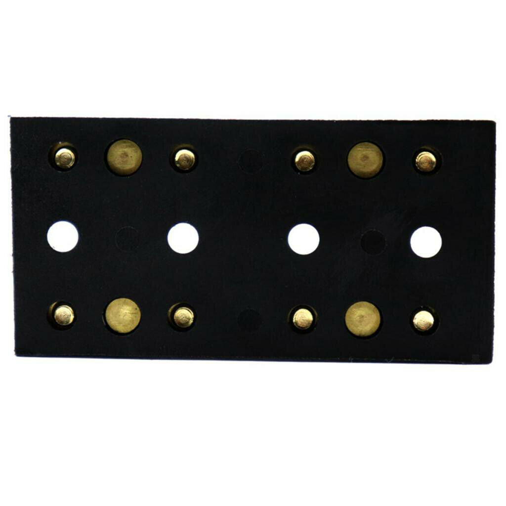 2Pcs Engine Car 4 Gang Duel Buss Bar Block 8 Terminal 32V 60A Dual Bus Bar