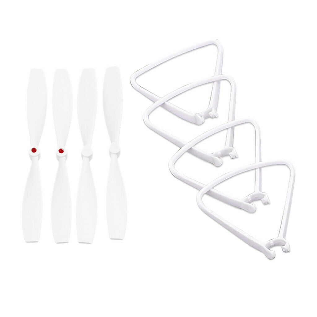 Propellers Props Guard and Propeller For  MITU Drone Accessories White