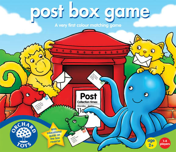 Orchard Toys 037 Post Box Game Kids Childrens Toddler Fun Learning Game 2 Yrs +
