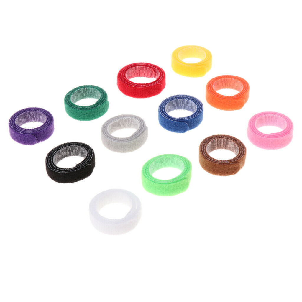Set of 12 puppy collars Soft ID collars for dogs and cats breeders