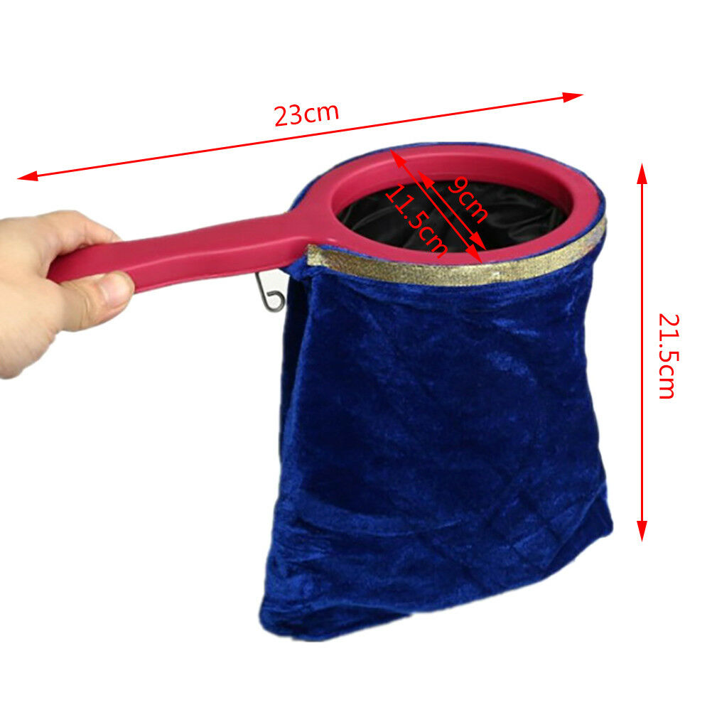 Handle appear disappear magic prop magicians stage change bag magic tri.l8