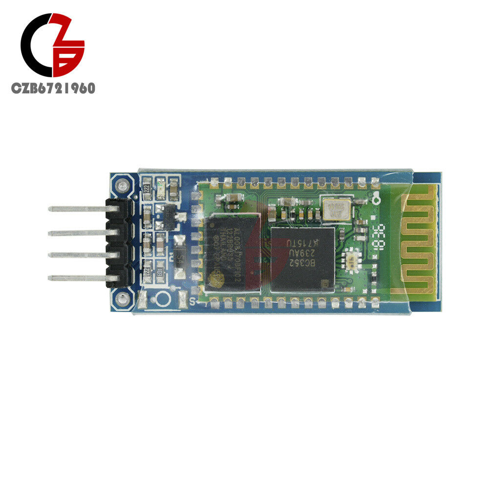 5PCS HC-06 Wireless Serial 4 Pin Bluetooth RF Transceiver Module With backplane