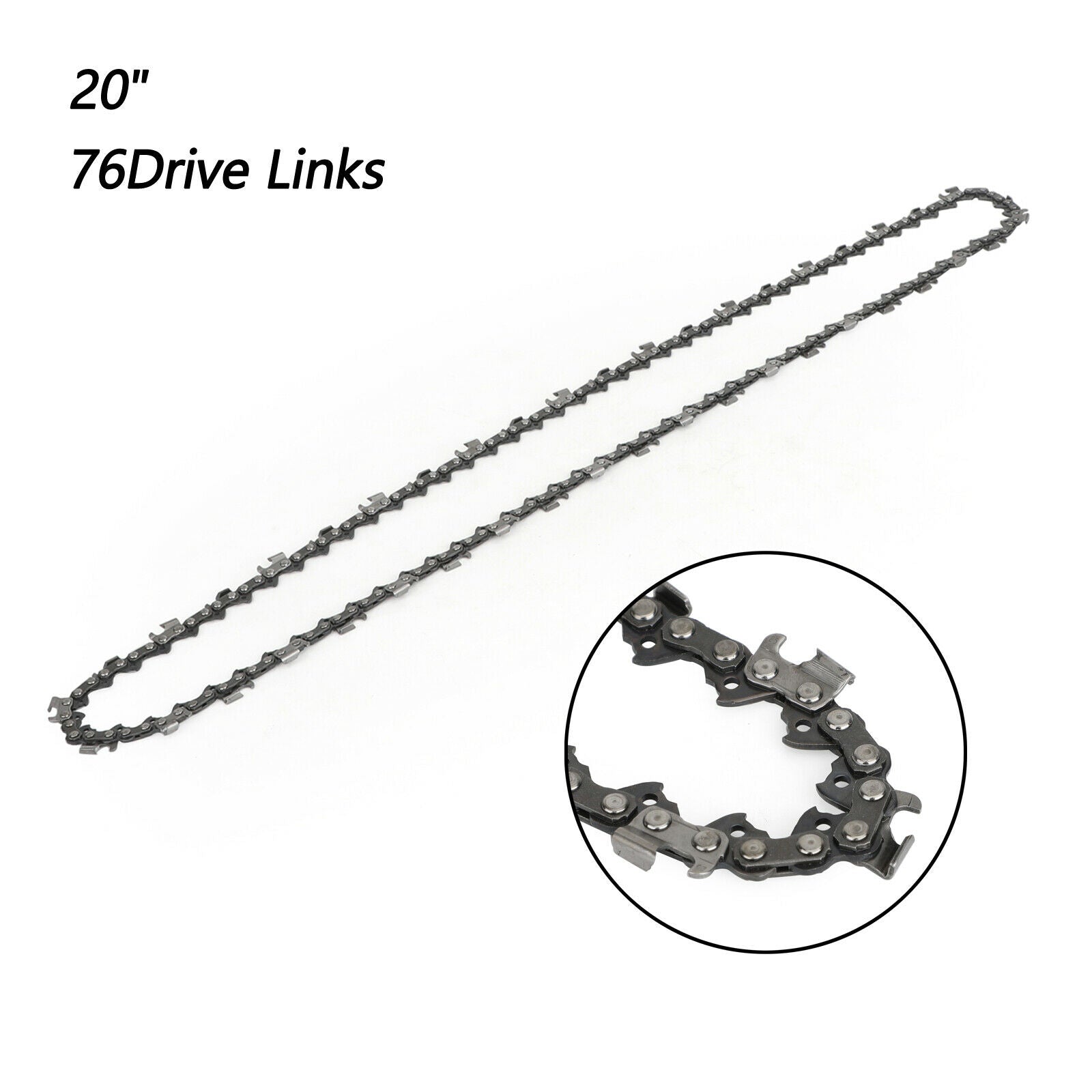 20" Chainsaw Saw Chain 325 pitch .058 gauge 76DL Drive Links Spare  CA