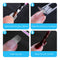 Adhesive Nail Extension Fiberglass Tips Form Building Fiber Glass 200cm