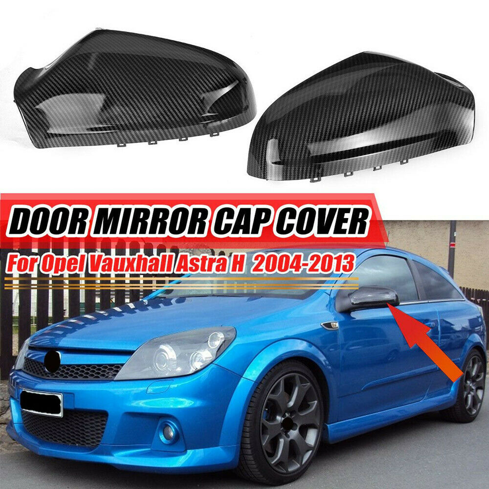 For Opel Vauxhall Astra H 2004-2013 Car Side Door Wing Rear View Mirror Cover