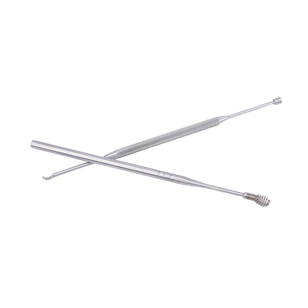 4x Blackhead Pimple Comedone Acne Extractor Remover Tool+Ear Wax Stick Ki.l8