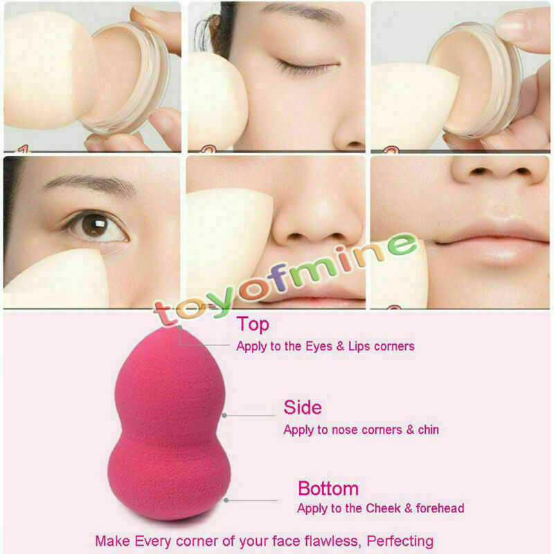 1 x Smooth Beauty Makeup Foundation Sponge Blender Puff Flawless Powder CLR. RND
