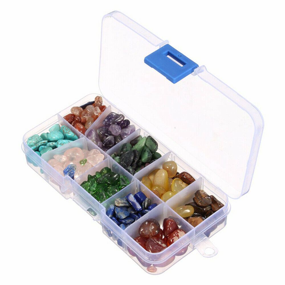 255g Natural Colorful Quartz Crystal Mini Stone Rock Chips Healing Specimens Lot