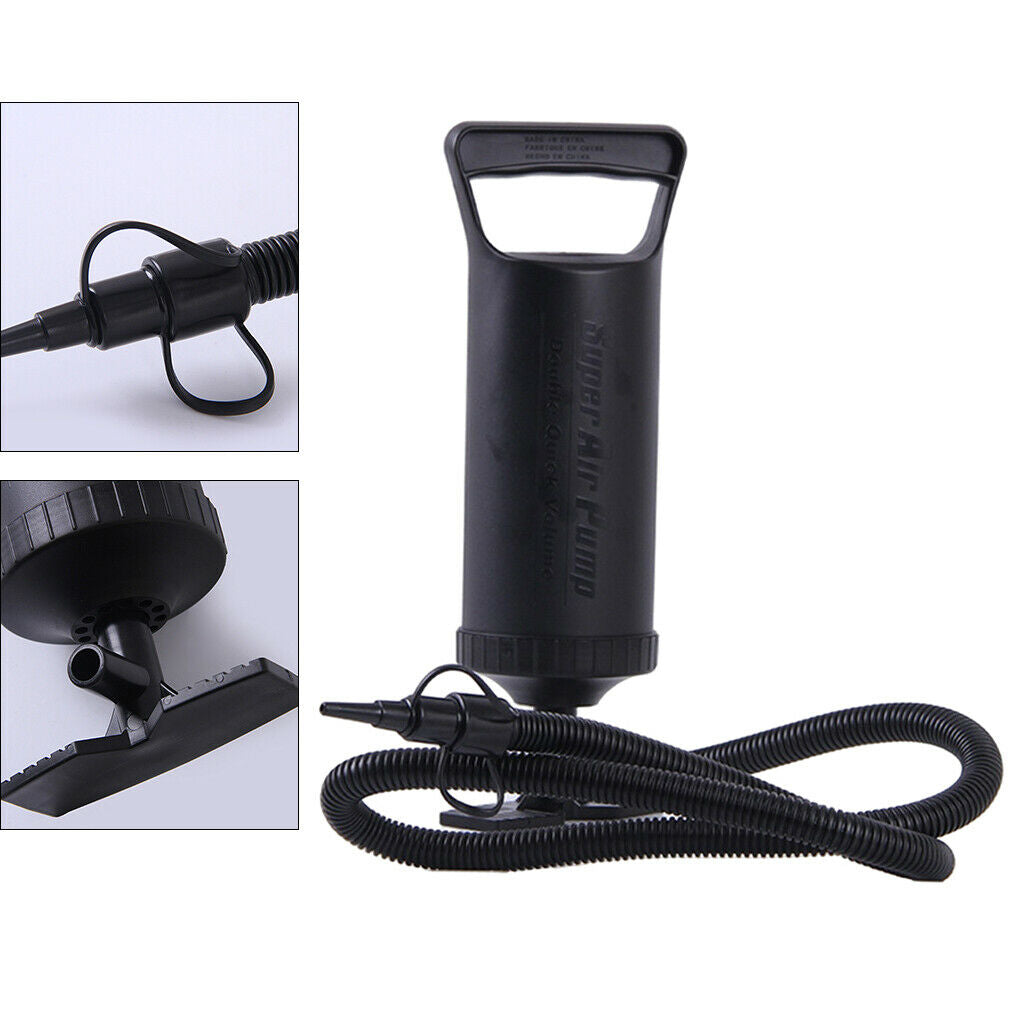 Portable Air Pump Balloon Swimming Ring Travel Dual Outlets Inflator Pumping