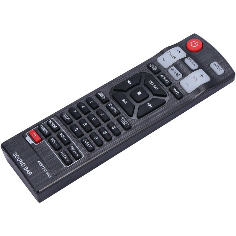Remote Control Akb73575401 for Lg Sound Bar Nb2430A Nb4540 Nb5540A Nb5541 R8U2U2