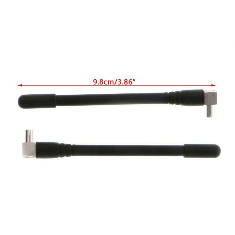 2 Pcs GSM 2.4G Antenna with TS9 Plug Connector 1920-2670 Mhz For Huawei Modem