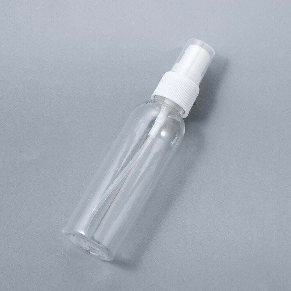 5 Pcs/Set 60ml 2OZ Travel Transparent Plastic Empty Spray Bottle Reuse US