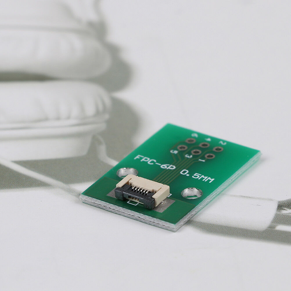 1Pcs 6 pin 0.5mm FFC FPC to 6P dip 2.54mm PCB converter board adapte.l8