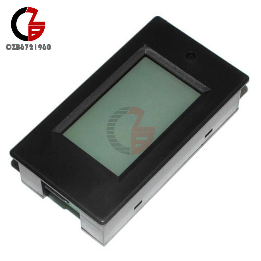 50A LCD Power Panel Meter Power Energy Monitor Voltmeter Ammeter DC 6.5~100V