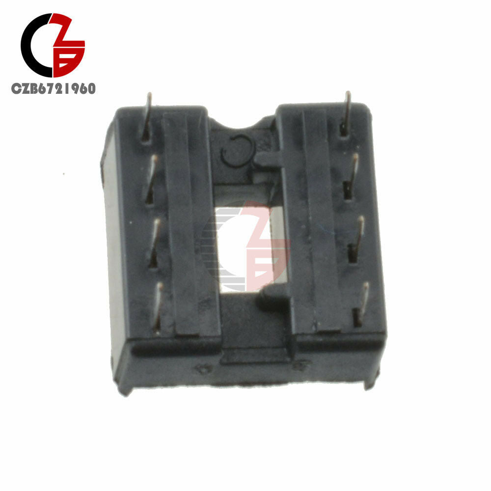 50PCS 8-Pins DIP IC Sockets Adaptor Solder Type Socket