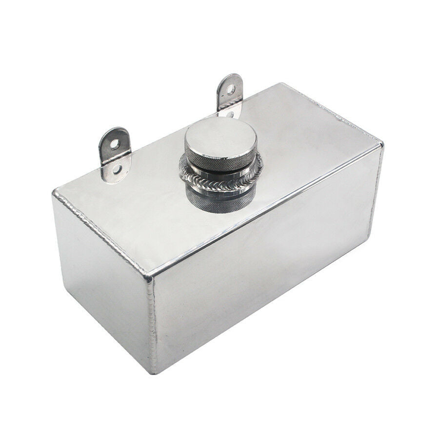 2L Aluminium Universal Polished Windscreen Washer Bottle Intercooler Spray Tank