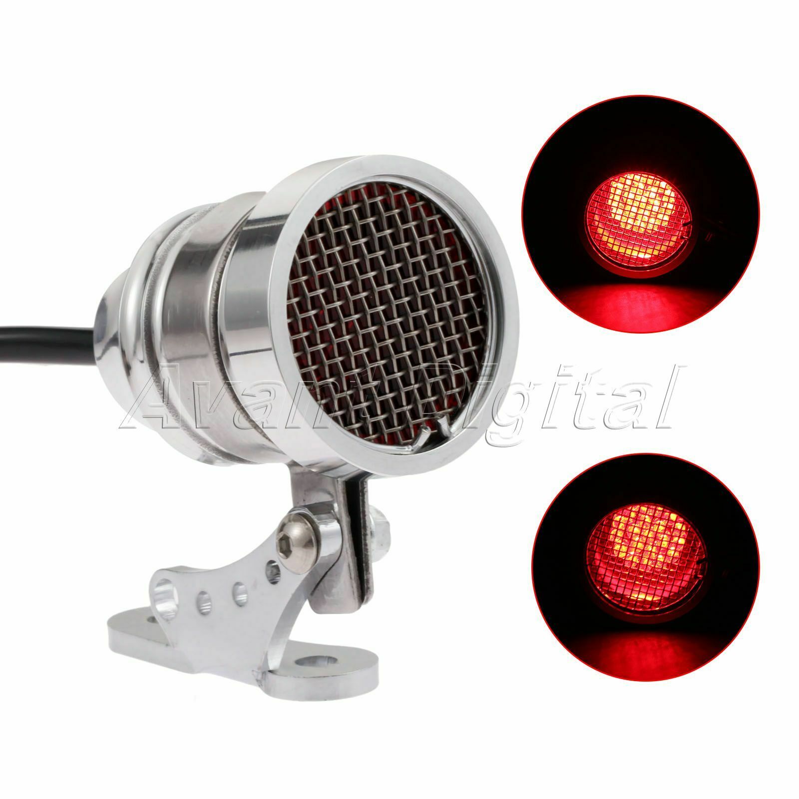 Motorcycle LED Integrated Custom Cafe Racer Tail Light Chopper Bobber Universal