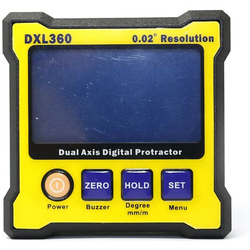 DXL360 Dual Axis 0.02° Resolution Meter Digital Angled Angle Inclinometer