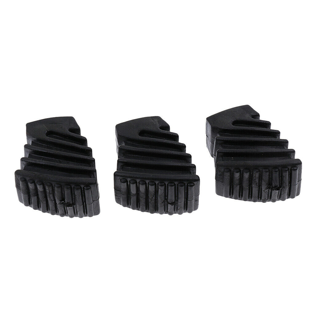 3x Small Drum Feet for Drum Set Hardware Percussion Instrument Parts Accs