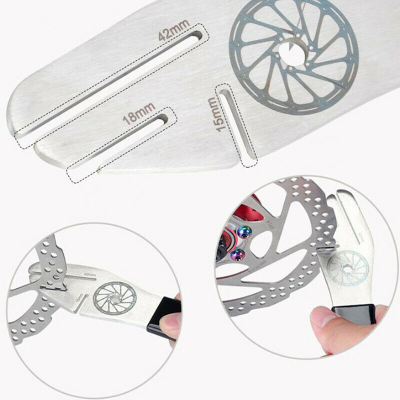 Bicycle Wrench Disc Brake Rotor Alignment Truing Tool Adjustment WrenchBDAU