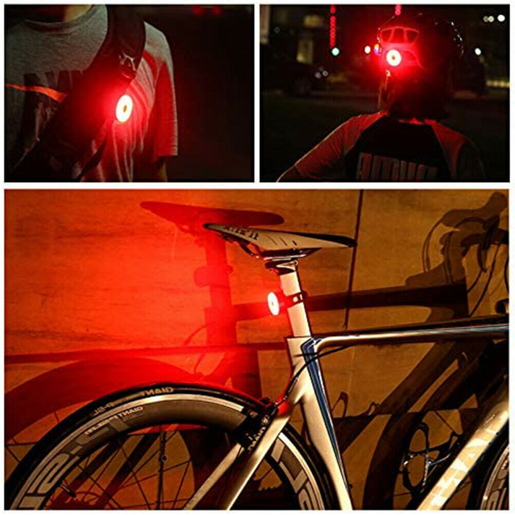 USB Rechargeable Bike Tail Light Waterproof Bicycle LED Light Lamp Universal