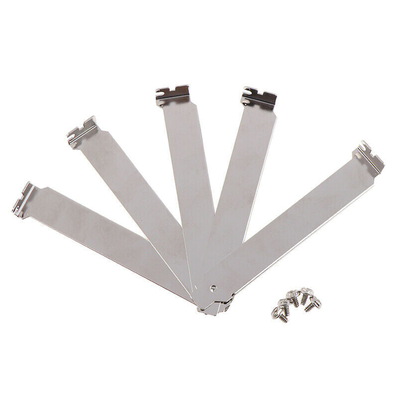 5Pcs PCI Slot Cover Bracket For PCI Expansion Dust Filter Blanking Pla.l8