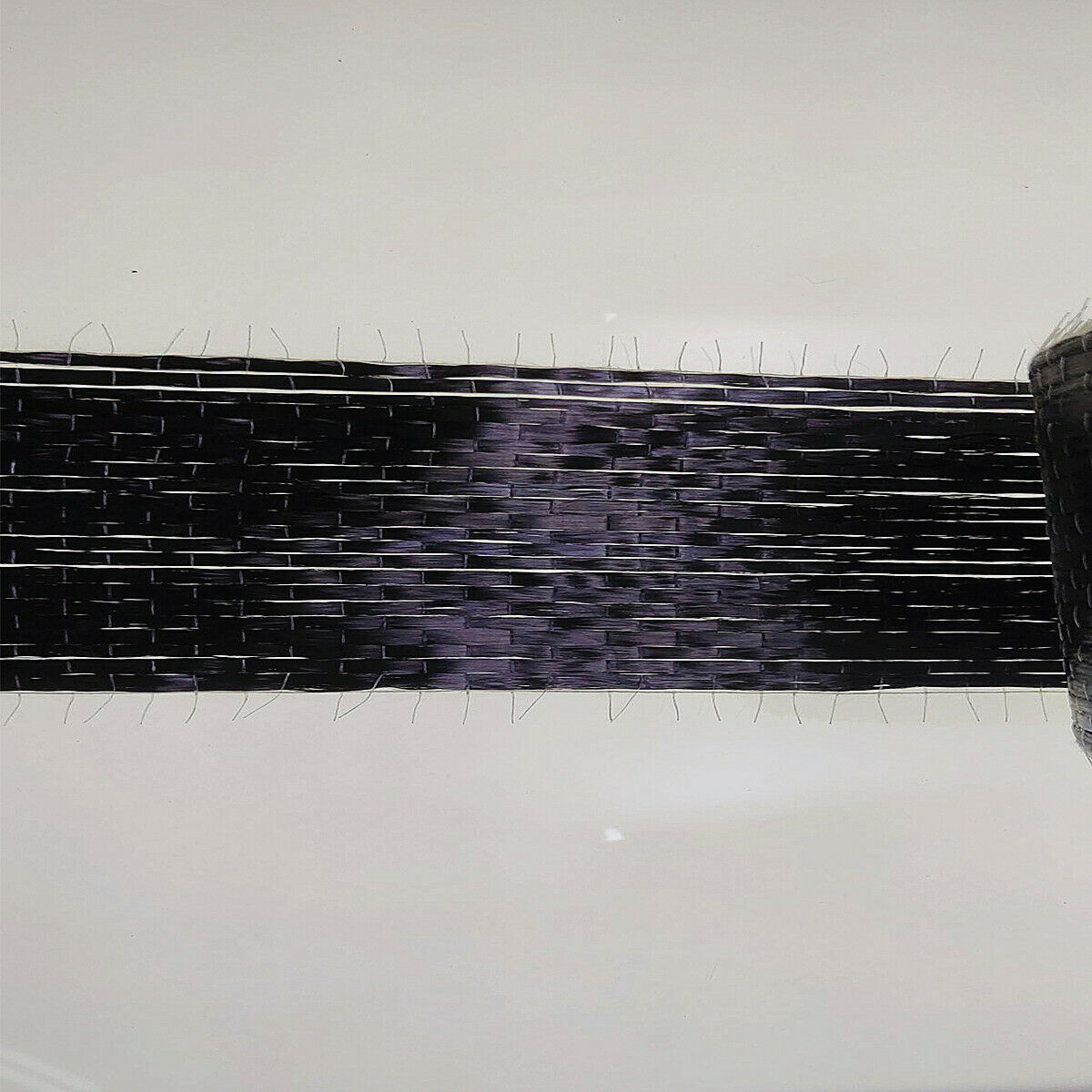 1pc 12K 10cm*500cm Black Carbon Fiber Cloth Fabric UNI-Directional Weave