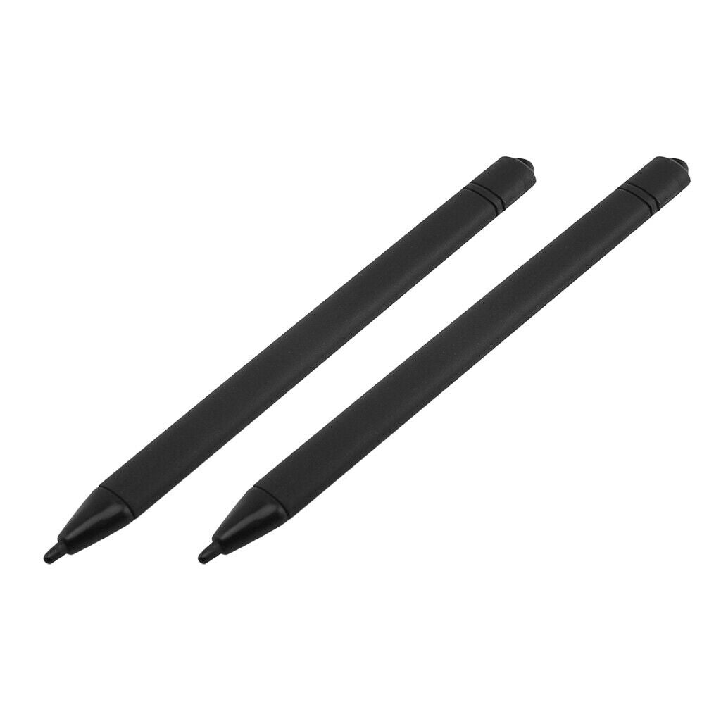 2 Pieces Stylus for LCD Writing Tablet Memo Board Accessory Black 12.2cm