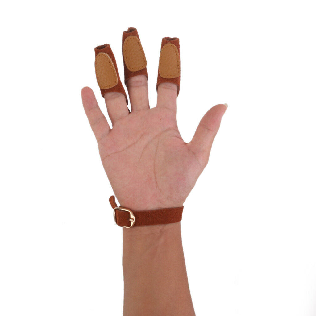3 Finger Gloves Finger Protection Sports Accessory Shooting with Archero Comodo