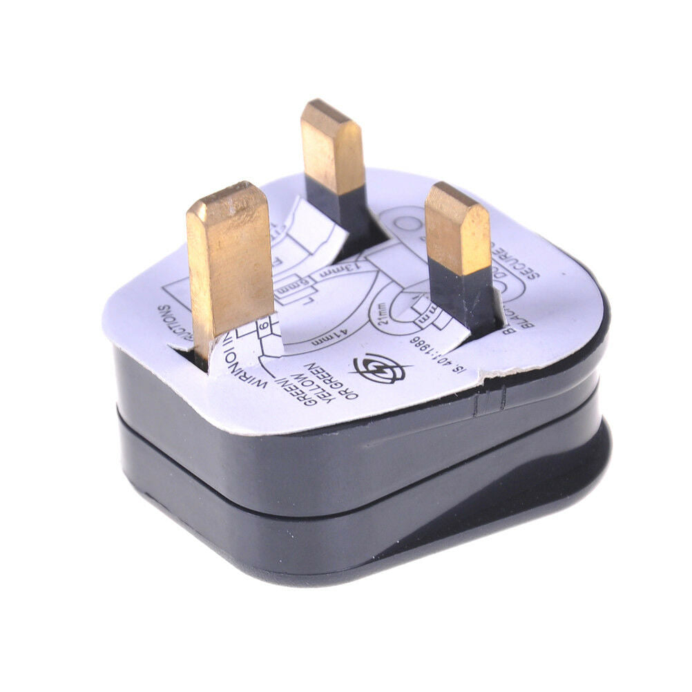 3 Pin UK Mains Top Plug 13A 13 AMP Appliance Power Socket Fuse Adapter ..l8