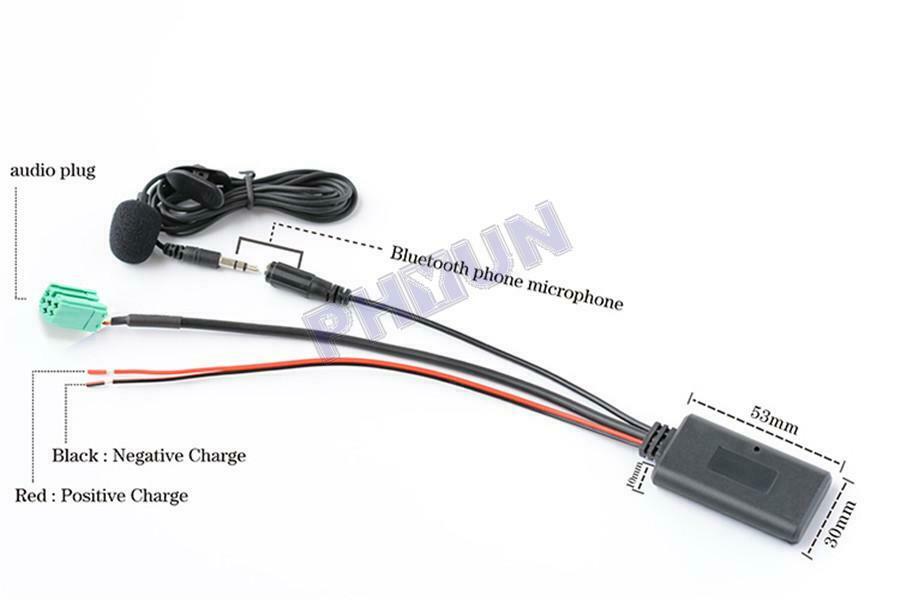 For 2005-11 Renault Radio Phone Call Handsfree Bluetooth Audio Music Adapter