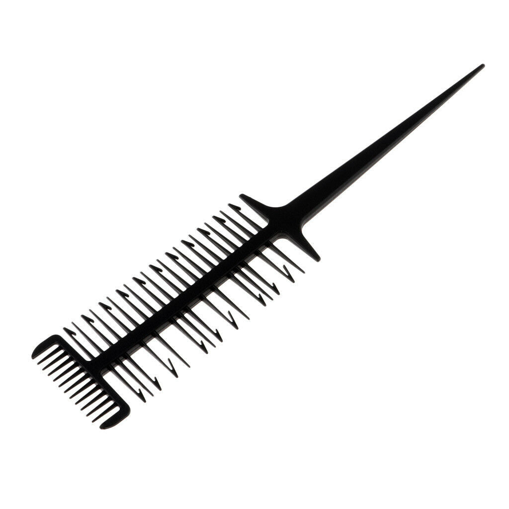 Highlight Comb Plastic Hair Dyeing Comb Weave Weaving Comb Hair Dye Styling