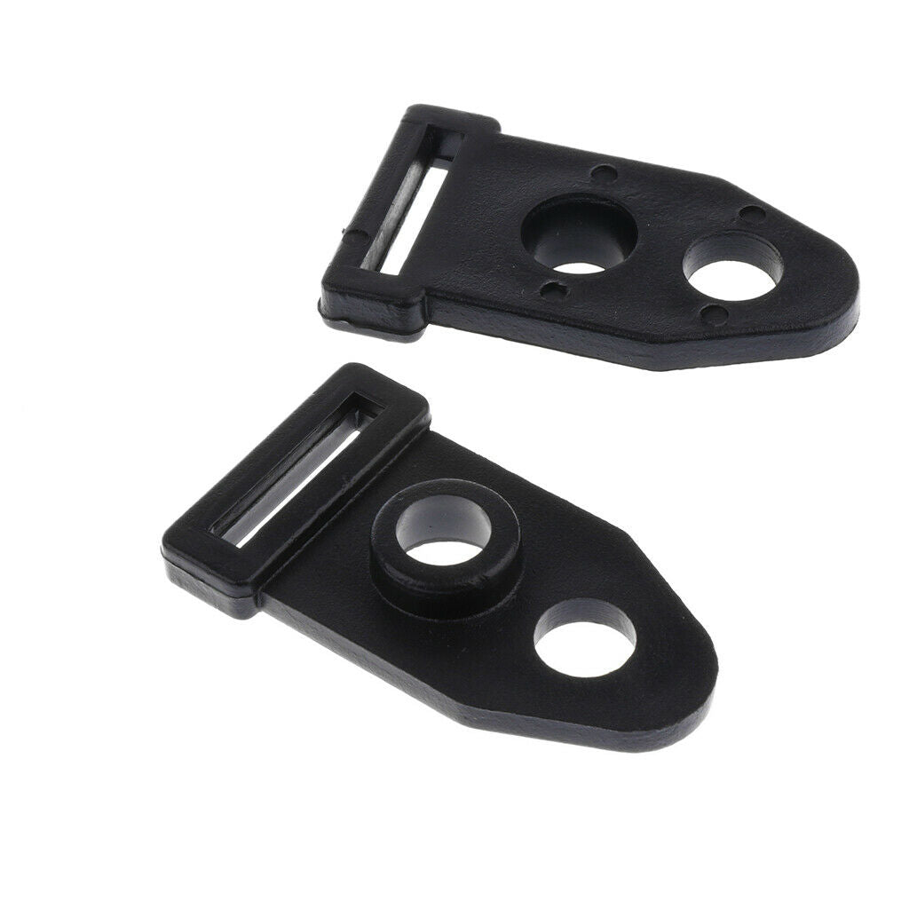 10pcs High-strength Tent Clip Camping Tent Feet Clamp for Outdoor Black 4cm