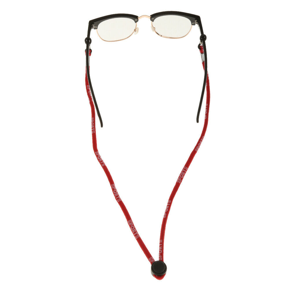 2 Pieces Adjustable Glasses Eyewear Holder Strap Sunglasses Neck Lanyard Rope