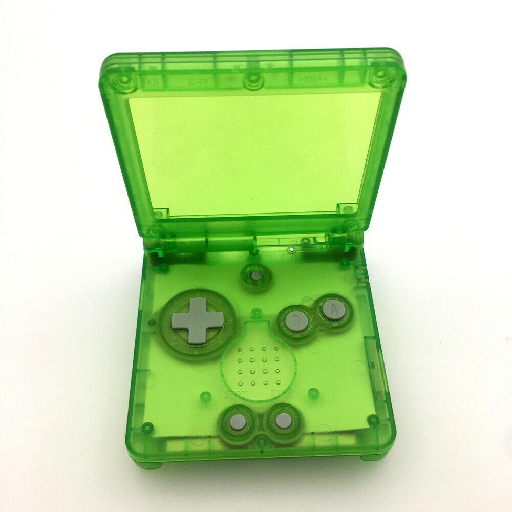 Transparent Green Housing Cover For Nintendo Game Boy Advance SP GBA SP Shell
