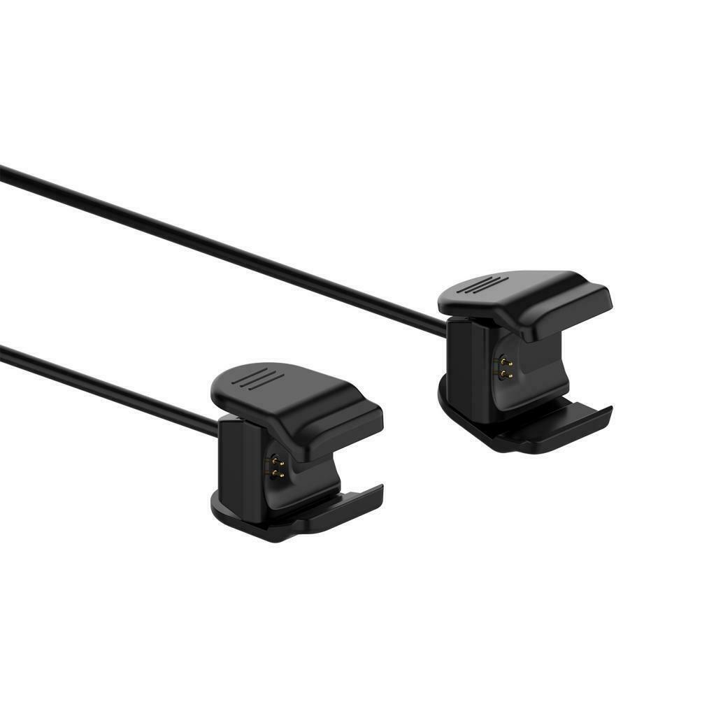 Black USB Charging Cable Cord 39.37" Charger Clip Holder for OPPO Band