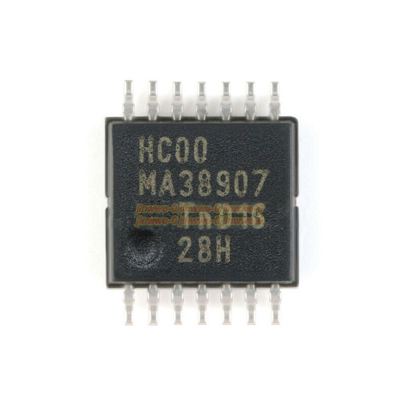 10pcs 74HC00PW,118 TSSOP-14 Quad 2-input NAND gate SMD logic Chip