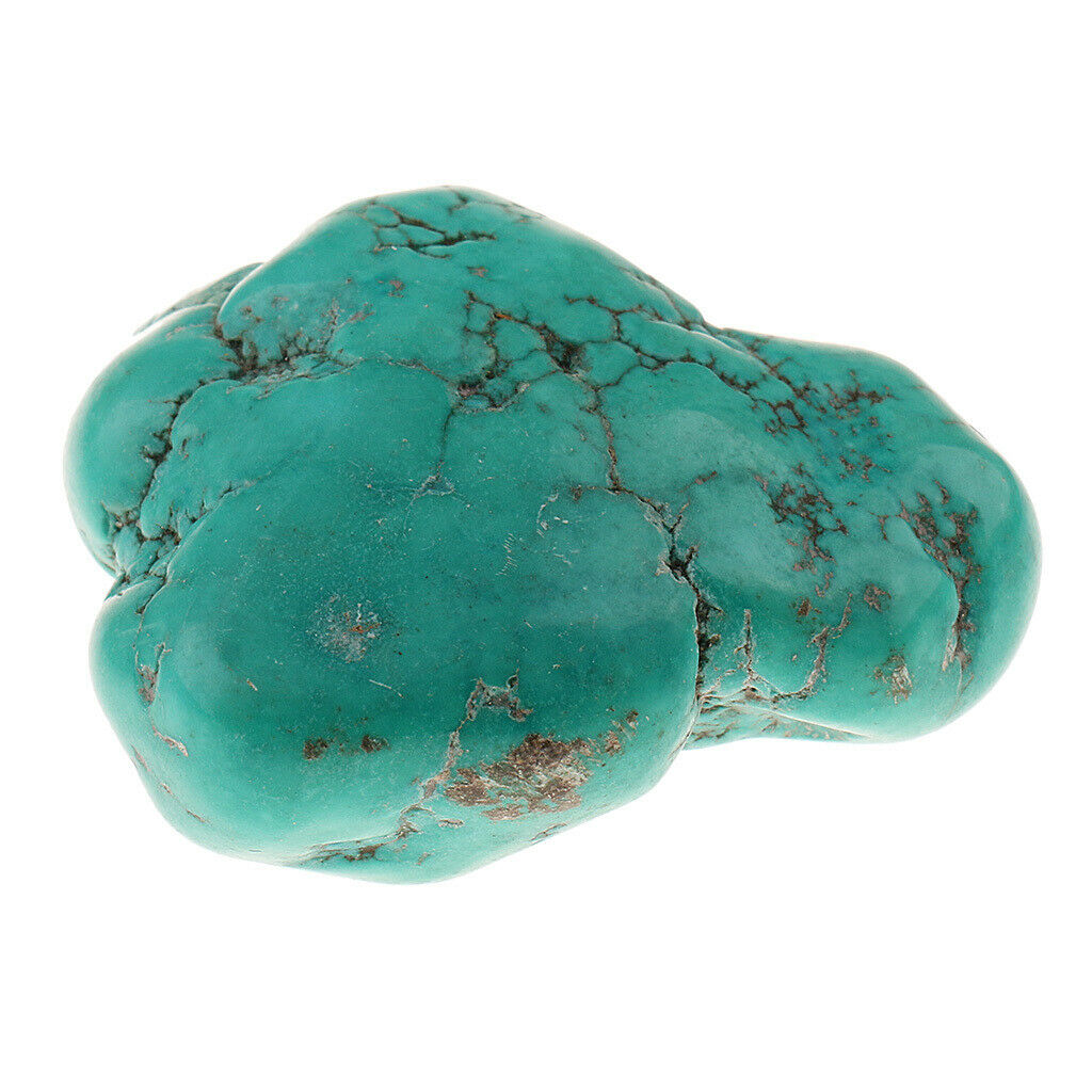 Turquoise Gem Quartz Feng Shui Crystal Terminate Decor For Jewelry Making