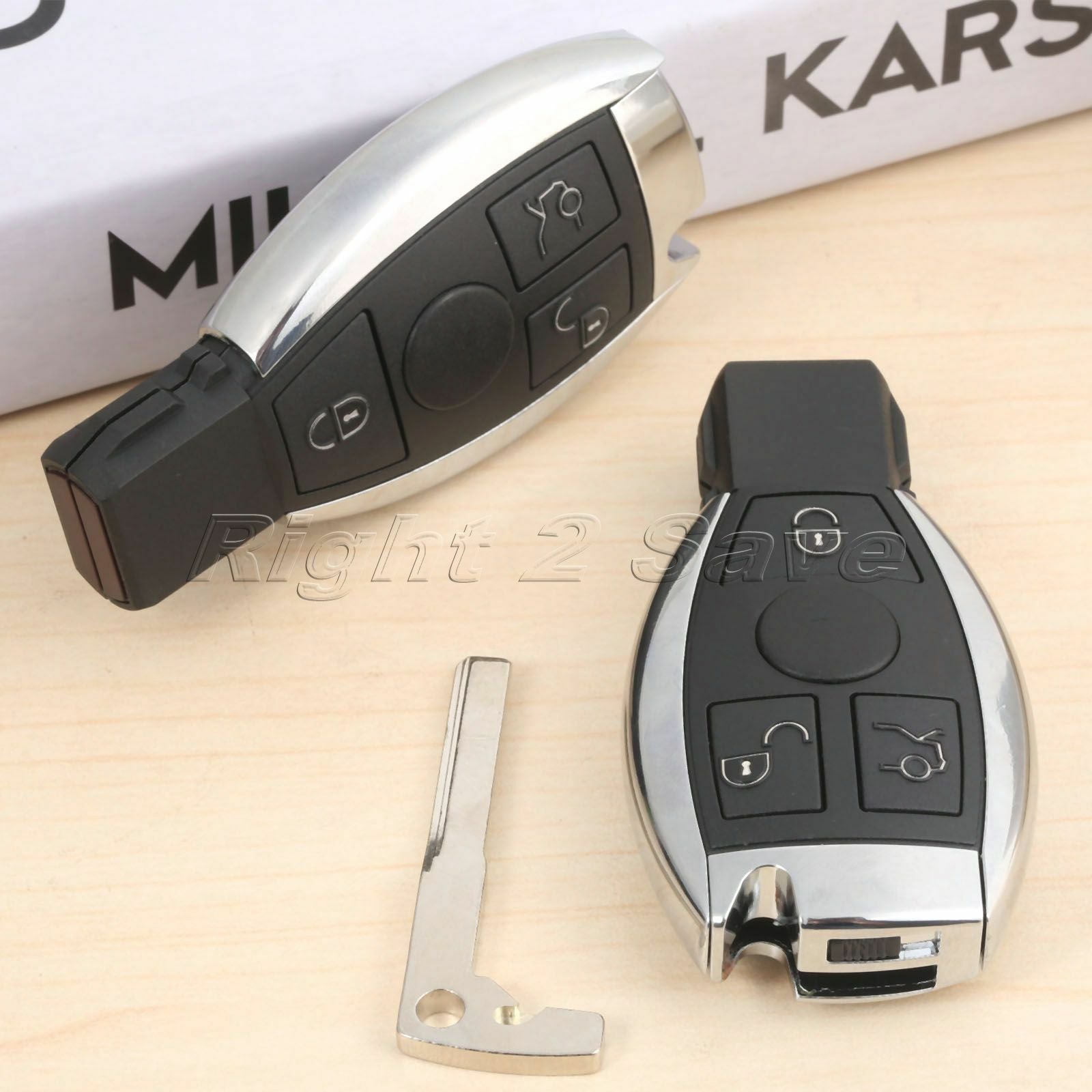 1Pc Remote Key 3 BTN Fit Car 2000-2017 Mercedes-Benz A E S G CLK SLK ML Classes