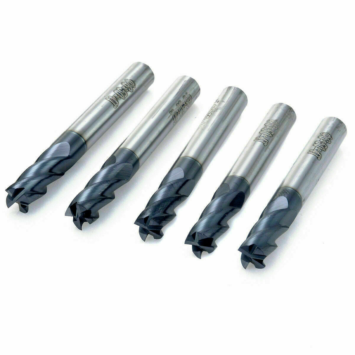 5P 8mm Shank 4 Flute Tungsten Carbide End Mill CNC Drill Bit Milling Cutter Tool
