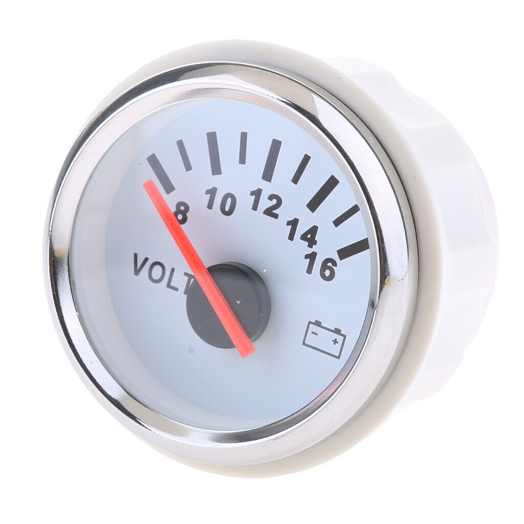 9-32V Marine Boat Battery Electric Car Truck Voltmeter Pressure Gauge 52mm / 2