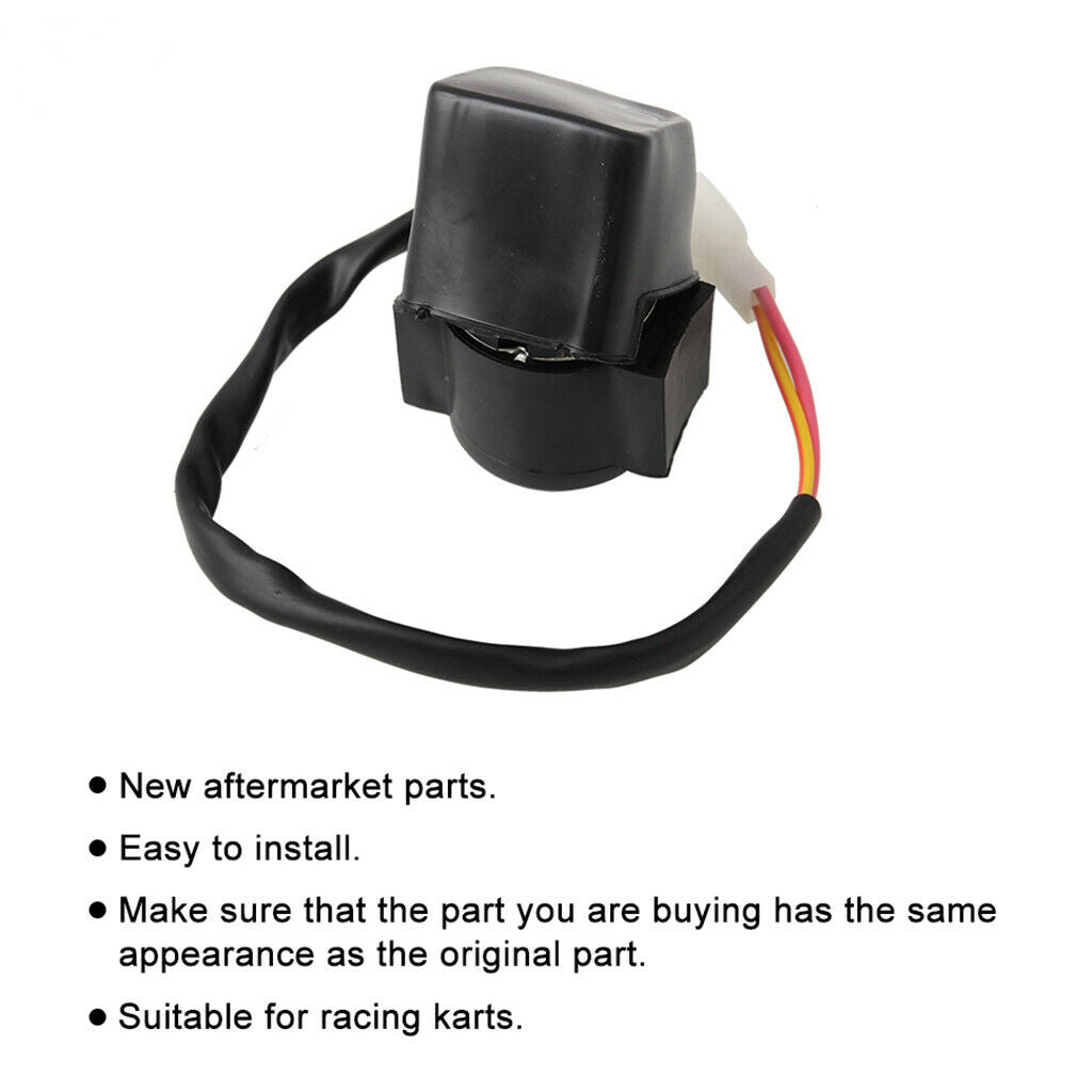 Ignition Coil Solenoid Relay spark Set fits for Go Kart GY6 50cc 125cc 150cc